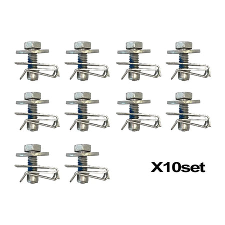 20PCS Universal M6 U-Nut Screws Retainer Clips For Engine Cover Undertray Splash Shield Guard Replacement by InterCyprus Trading Ltd