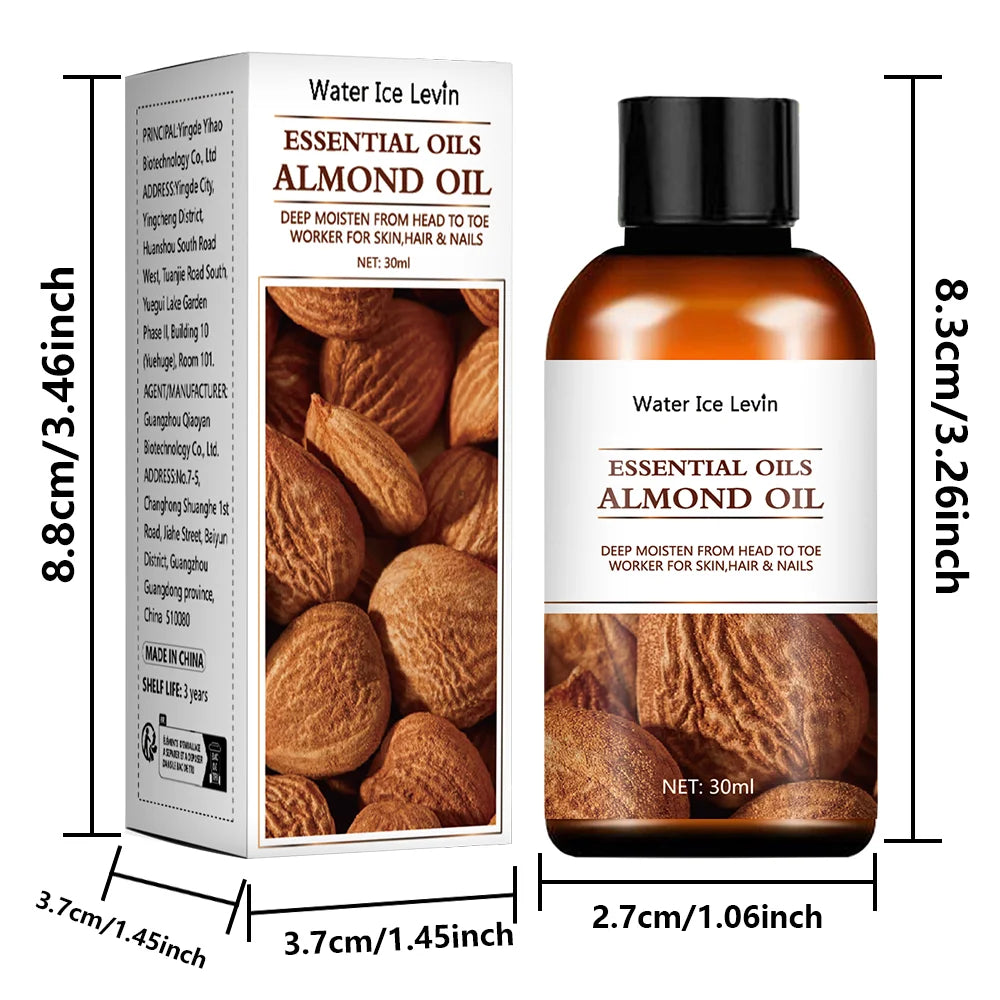 Pure Natural Almond Essential Oil &ndash; Nourishing Skin Care and Relaxation