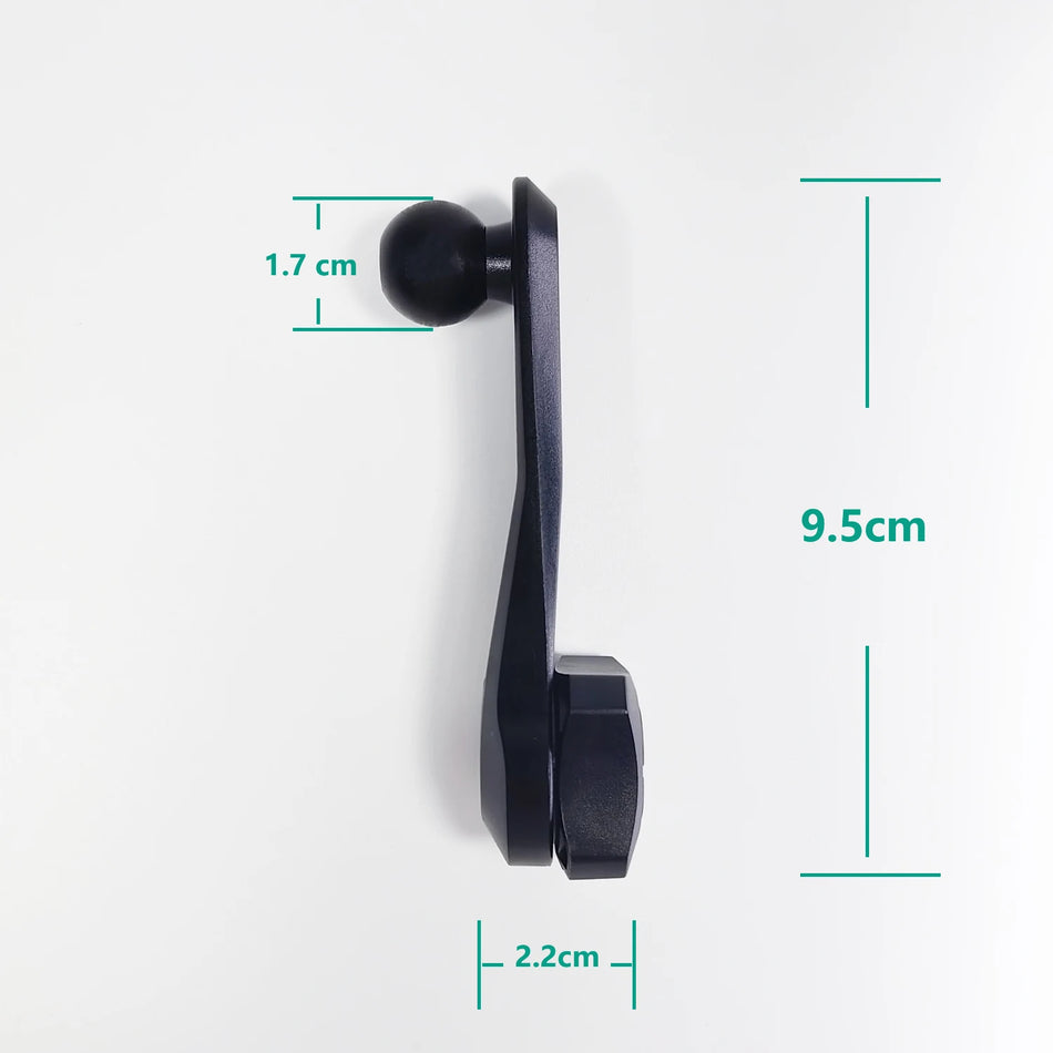 Rotbar biltelefonhållare förlängningsstång 17mm luftventil