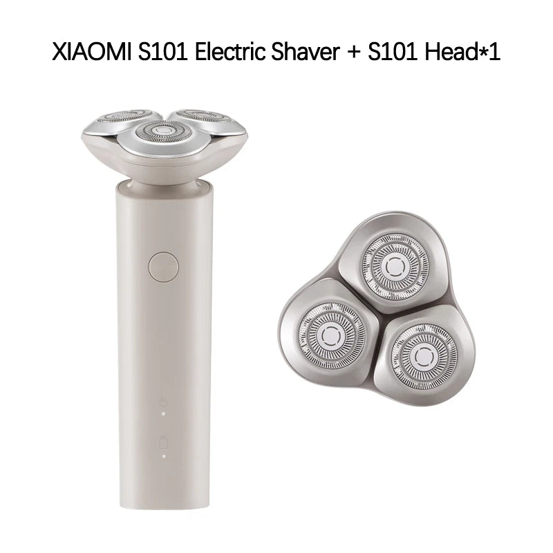 XIAOMI MIJIA S101 Electric Razor - Rechargeable Wet/Dry Shaver, 18 Blades, 60-Day Use S101 Shaver head-1 1