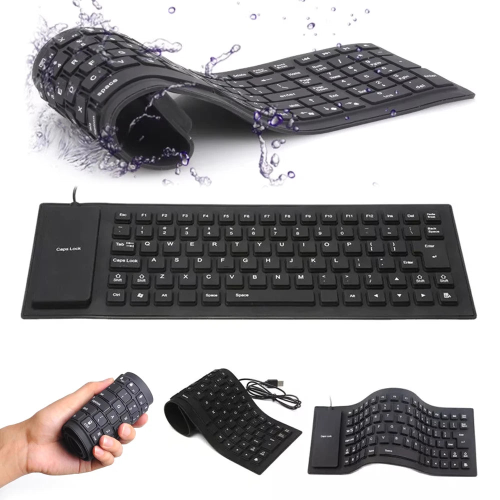 Portable Mini Keyboard 85 Keys &ndash; Foldable USB Keyboard