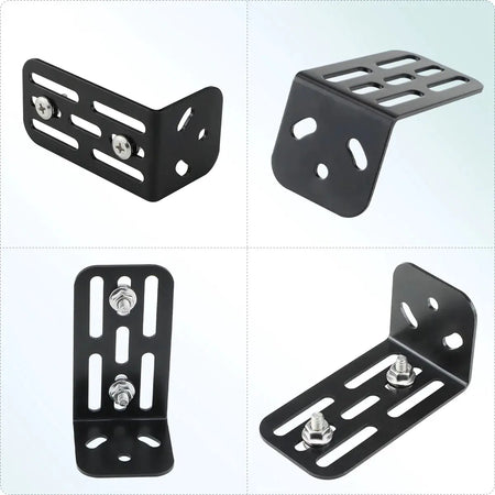 Stainless Steel L Shape Bracket With Screws For Truck Bus Camera Mount by InterCyprus Trading Ltd