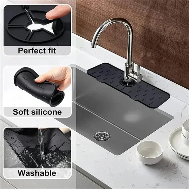 Kitchen Faucet Absorbent Pad - Countertop Protection