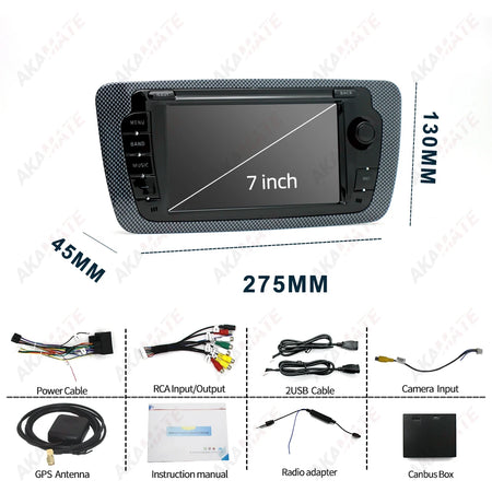7Inch Car Radio For Seat Ibiza 2009-2013 &ndash; CarPlay GPS