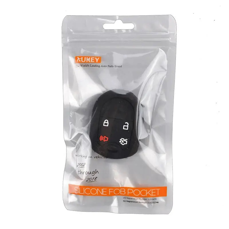 Silicone Car Key Case For Ford Edge Escape Expedition Explorer Flex Focus Freestyle Mustang Taurus Cover Remote Fob Shell by InterCyprus Trading Ltd