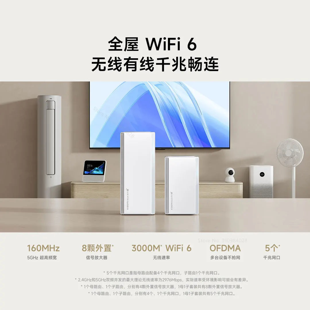 Xiaomi AX3000 Mesh System &ndash; Fast WiFi6 Gaming Ready