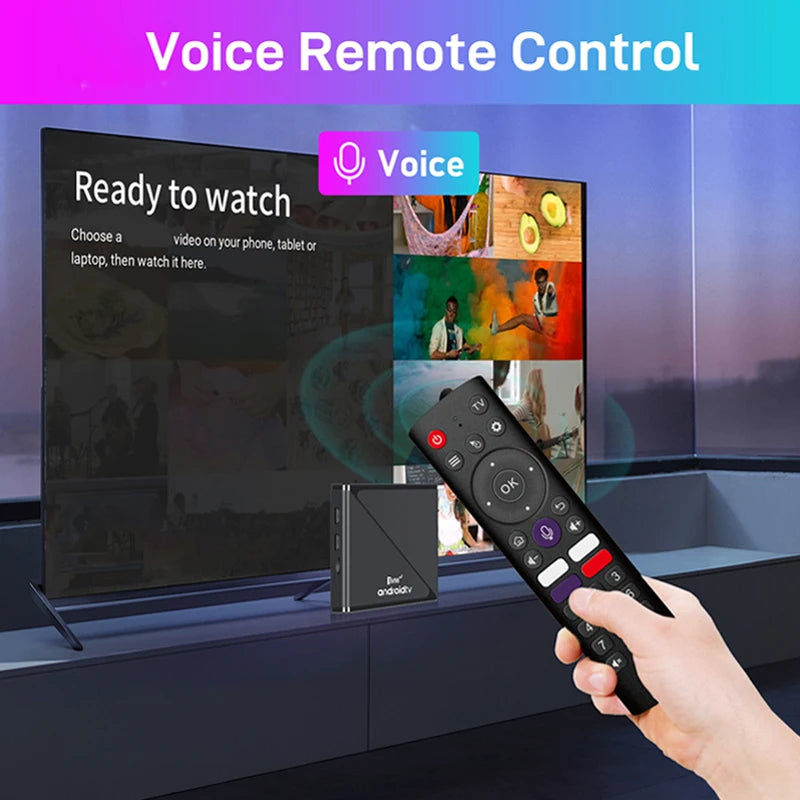TV98 ATV Pro 8K Android TV Box with Voice Control &amp; Dual Wifi