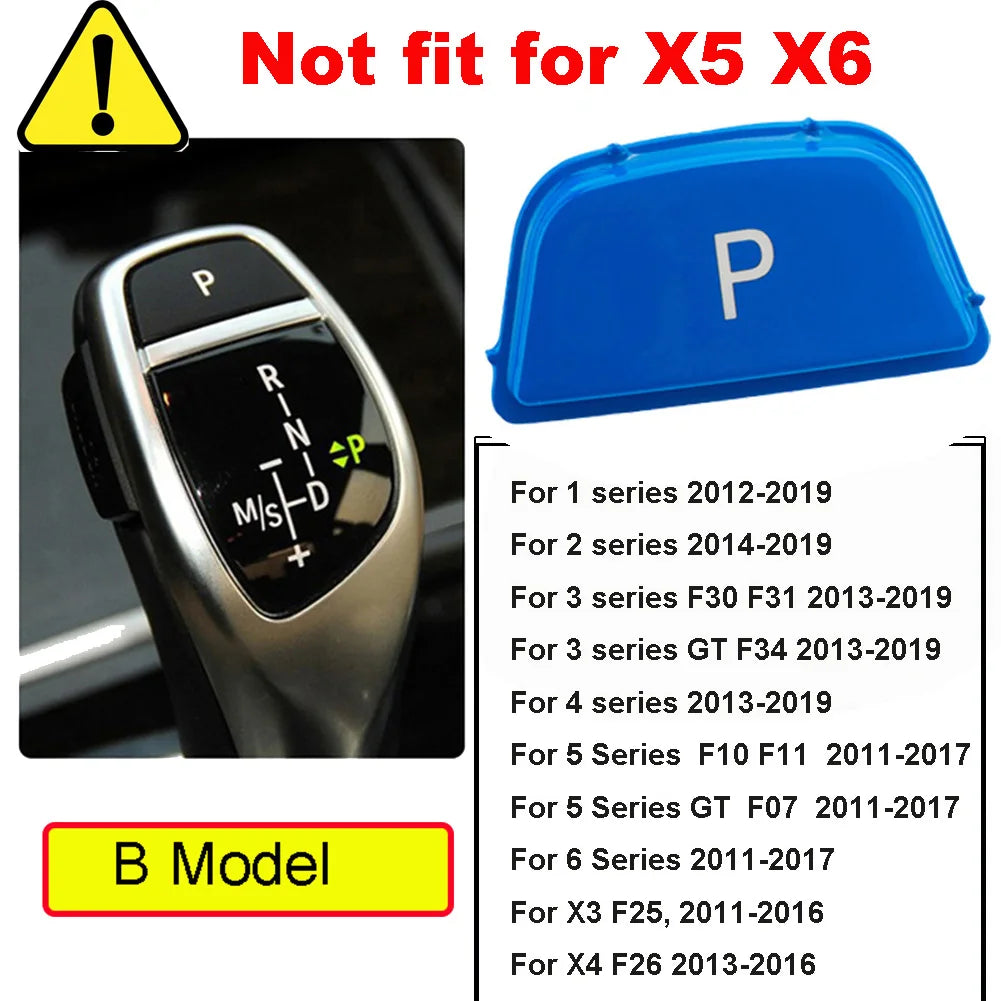 Parking Brake Button With ABS Material For BMW 1 2 3 Series F10 F25 by InterCyprus Trading Ltd