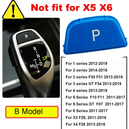 Parking Brake Button With ABS Material For BMW 1 2 3 Series F10 F25 by InterCyprus Trading Ltd