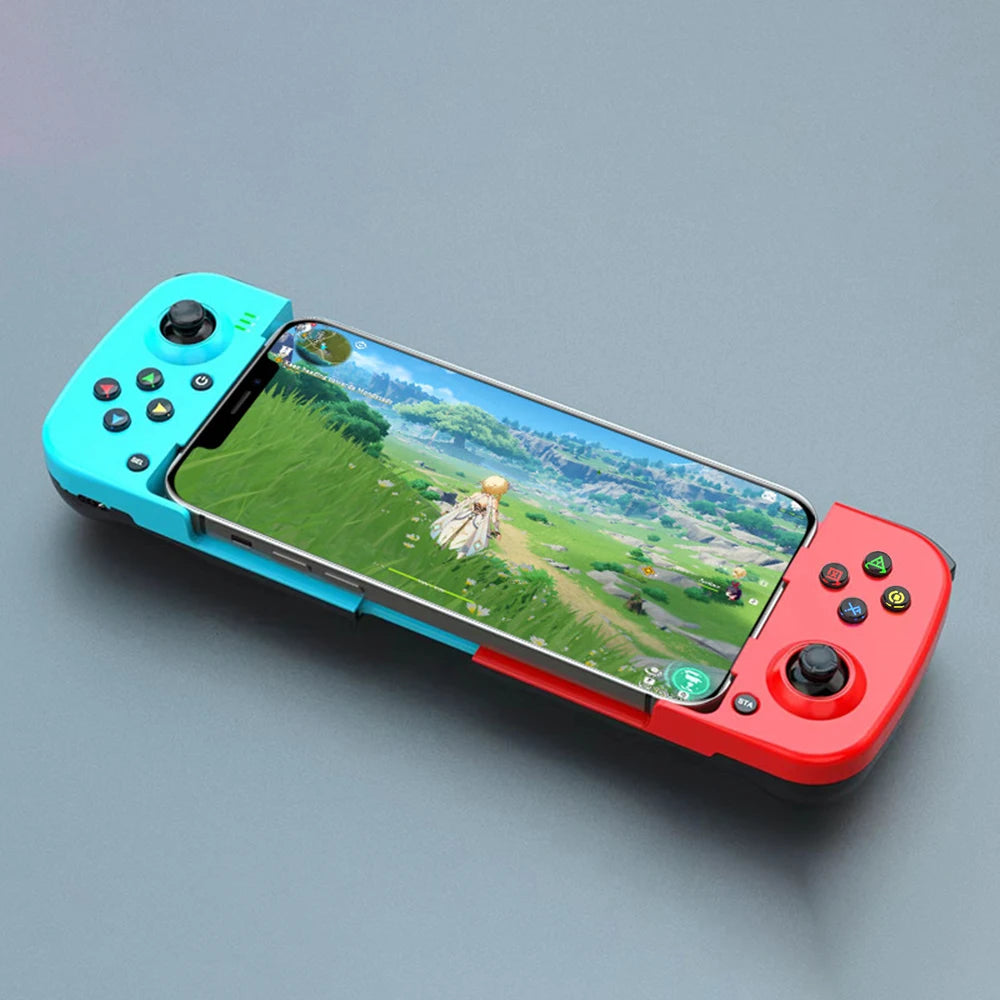 D3 Gamepad - Mobile Controller for Android/iOS Gaming Red and blue
