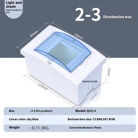 DONGYI Waterproof Adjustable Distribution Box with IP65 Rating HT 2-3WAY
