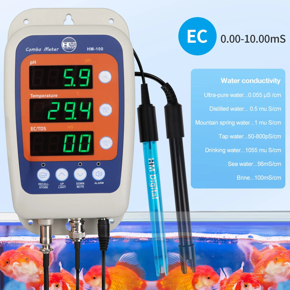 HM100 4 In 1 Combo Meter &ndash; Online Water Quality Tester