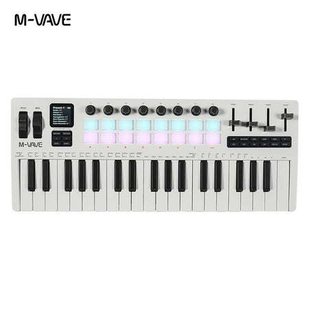 M-VAVE SMK-37 PRO MIDI Controller Keyboard &ndash; RGB Pads
