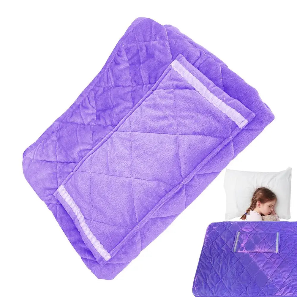Cordless Heated Blanket USB Throw &ndash; 60 Second Fast Heating Purple / CN