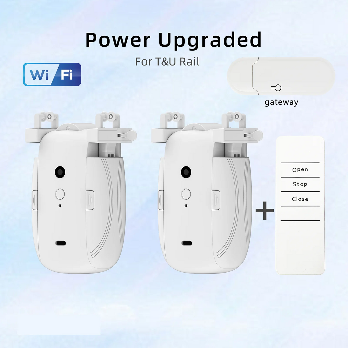 Smart Curtain Robot with Voice Control 2PC WiFi TU