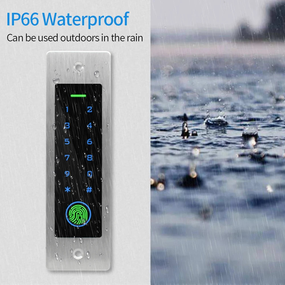 EF4-EM-W &ndash; Waterproof 125KHz Standalone Fingerprint Keypad
