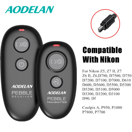 AODELAN Wireless Shutter Release Remote for Canon, Nikon, Fujifilm N10 for Nikon / China