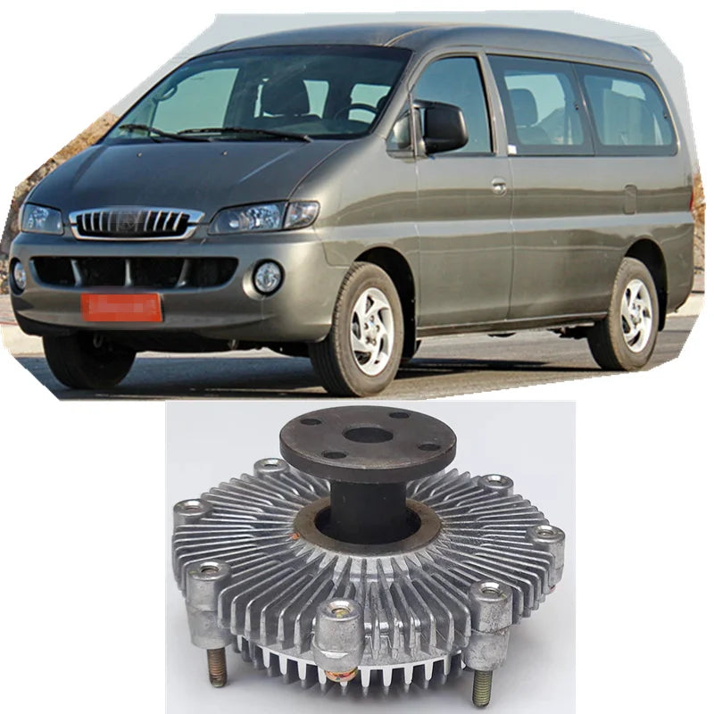 Silicone Oil Fan Coupler Clutch Assembly for JAC Refine M1 Starex H1 by InterCyprus Trading Ltd