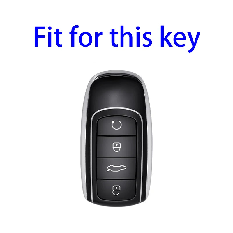 Chery Tiggo 8 Pro nyckelfodral, TPU nyckelskyddsskal