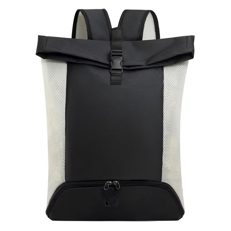 Basketball Gym Bag &ndash; Ball Compartment With Zipper Pocket Black