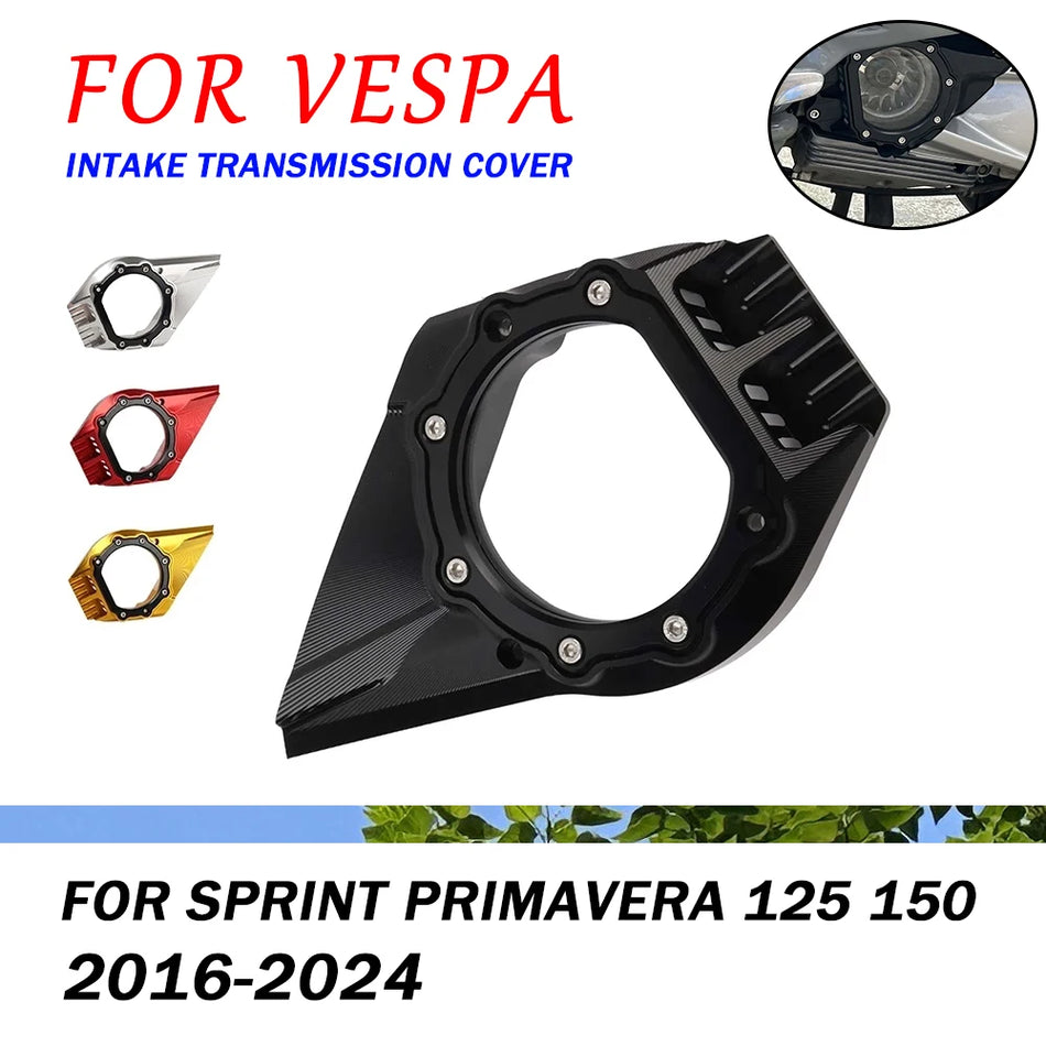 Vespa Primavera Sprint Transmission Gear Cover, Transparent Engine Clutch