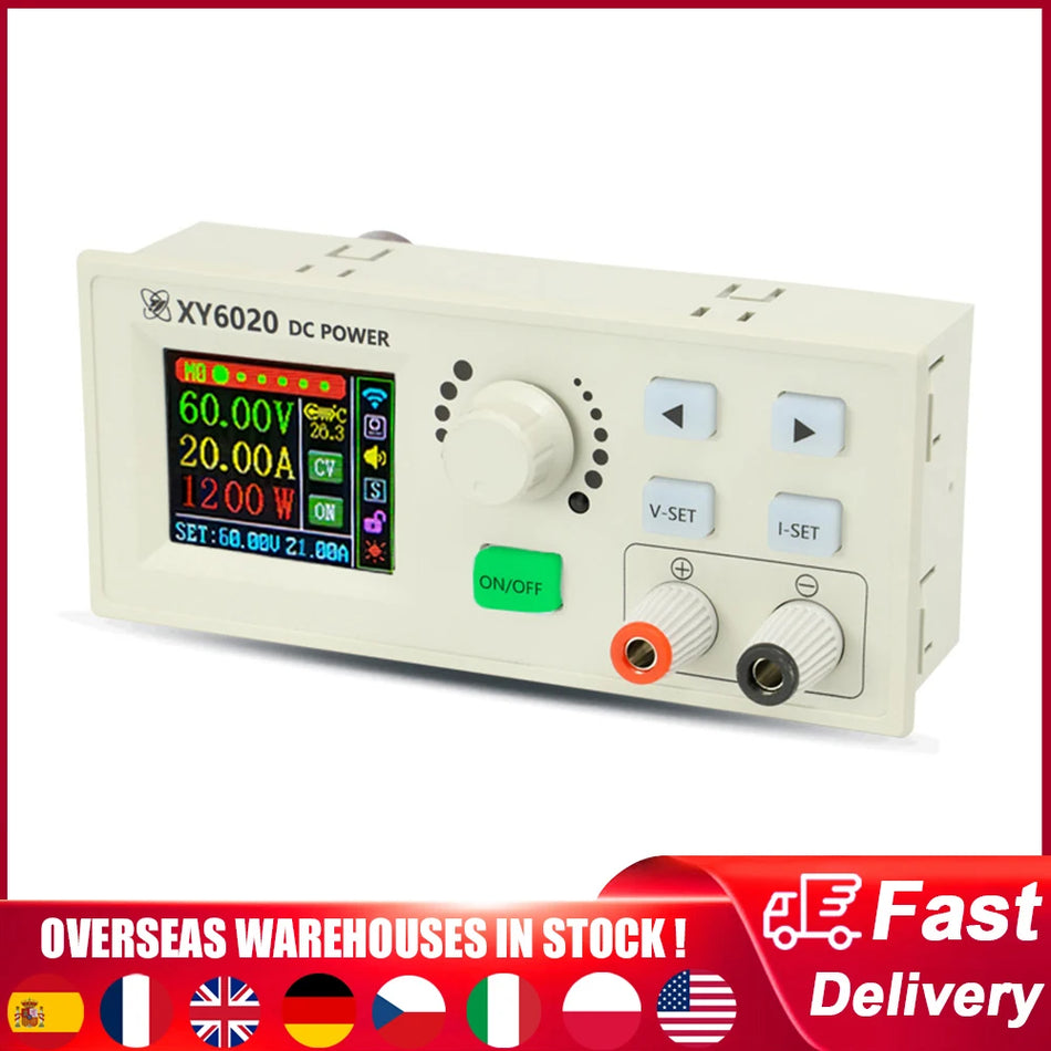 20A 60V Säädettävä DC-jänniteohjain Virtalähde 1200W