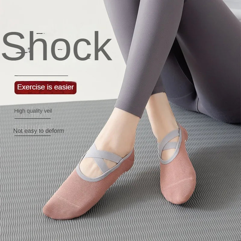 Women Yoga Socks Anti Slip Bandage &ndash; Non Slip Acupressure Comfort