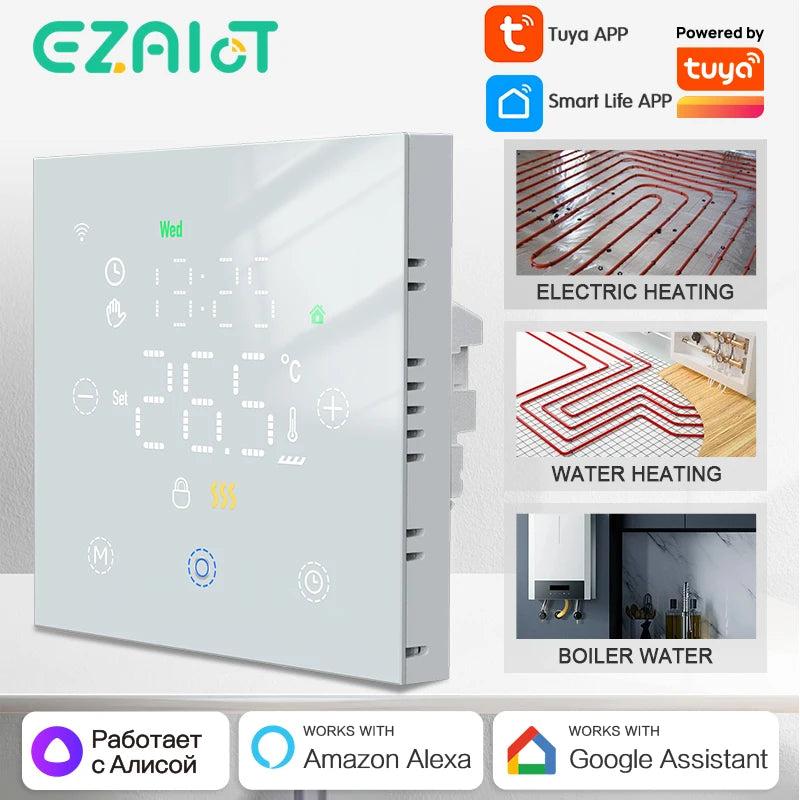 EZAIOT Floor Heating Smart Thermostat &ndash; WiFi Remote Control