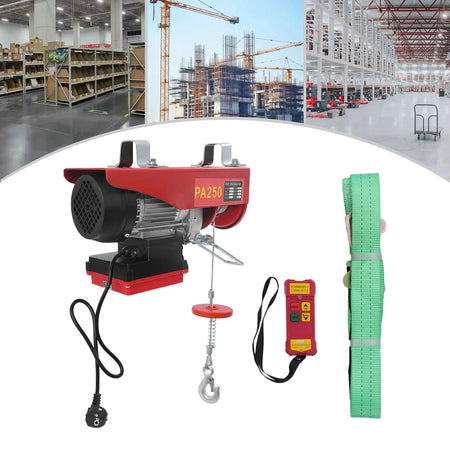 250kg Electric Hoist Lifting Crane &ndash; Double Rope Winch