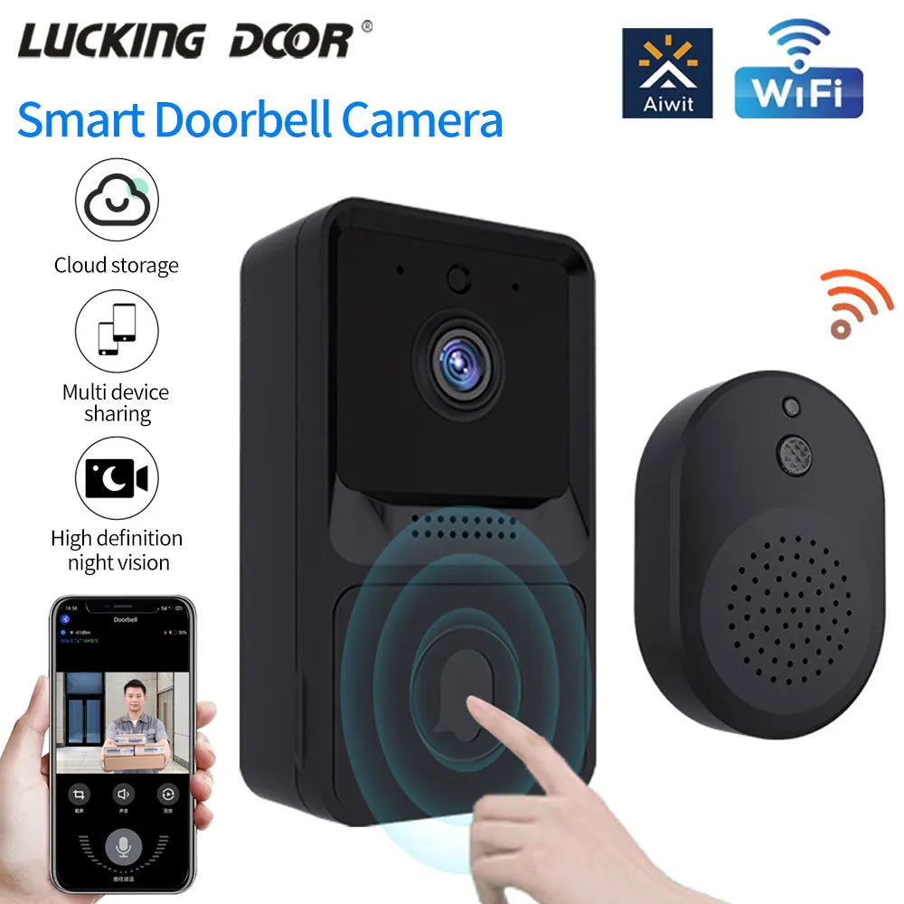 AHD01 - Wireless Doorbell With HD Camera Night Vision