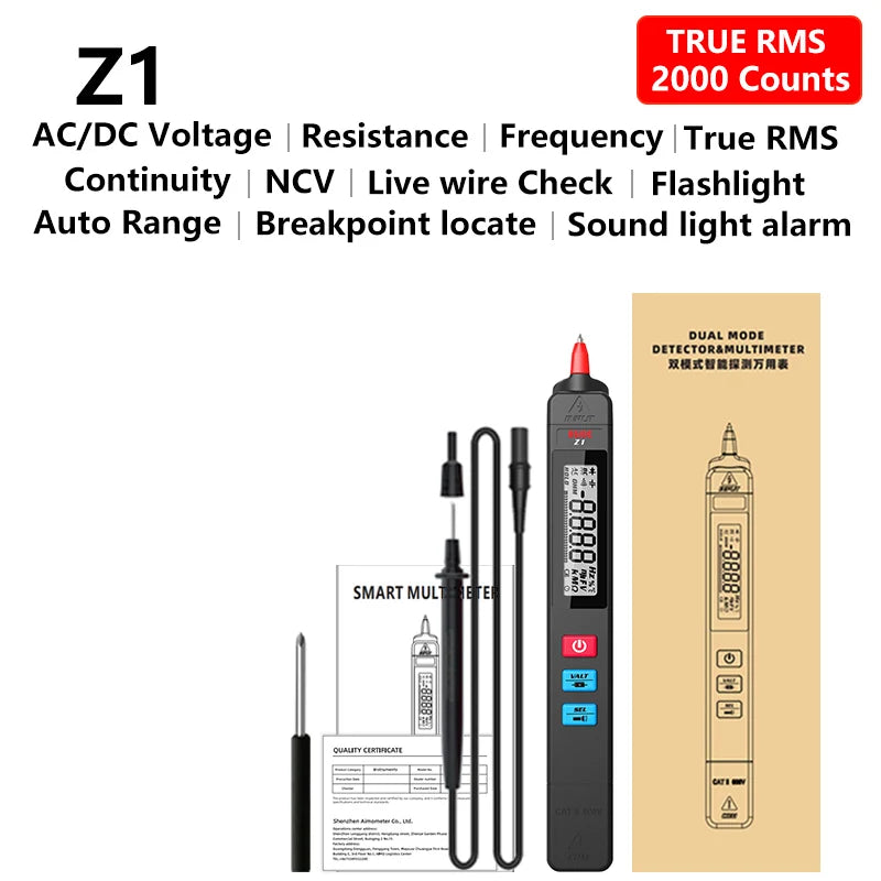 BSIDE Z5 Digital Multimeter &ndash; Smart Non-Contact Voltage Detection Z1 Multimeter / CHINA