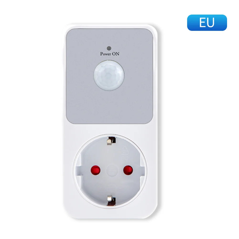PIR Sensor Socket Protection &ndash; Wide Angle 120 Degree EU Plug