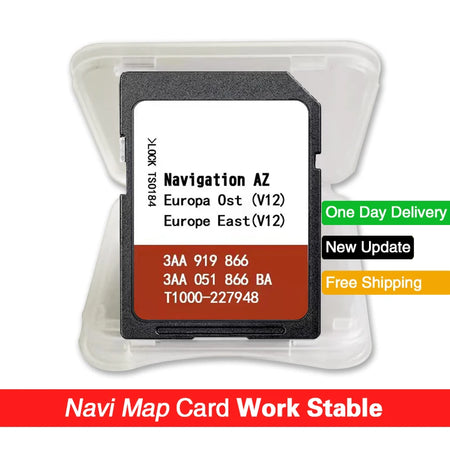 OST RNS315 &ndash; East Europe Map Coverage For VW Sat Nav AZ V12 OST / CHINA