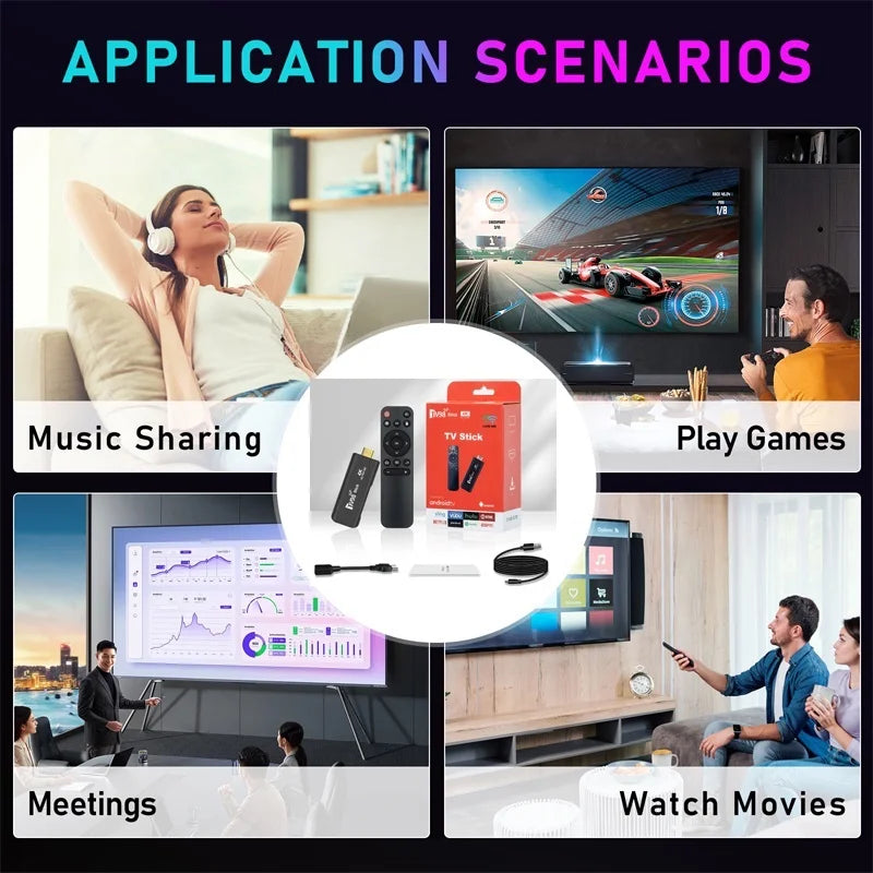 TV98 TV Stick &ndash; Android 12.1 4K Dual WiFi Media Player