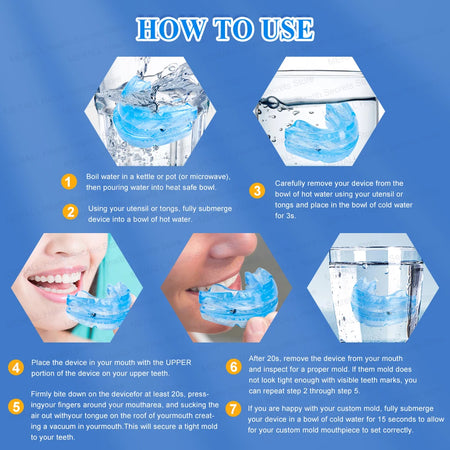 MERALL Anti-Snoring Mouthpiece &ndash; Bruxism Guard for Sleep