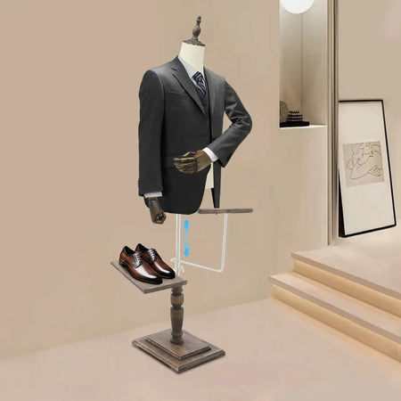 Male Clothing Store Display Racks &ndash; Height Adjustable