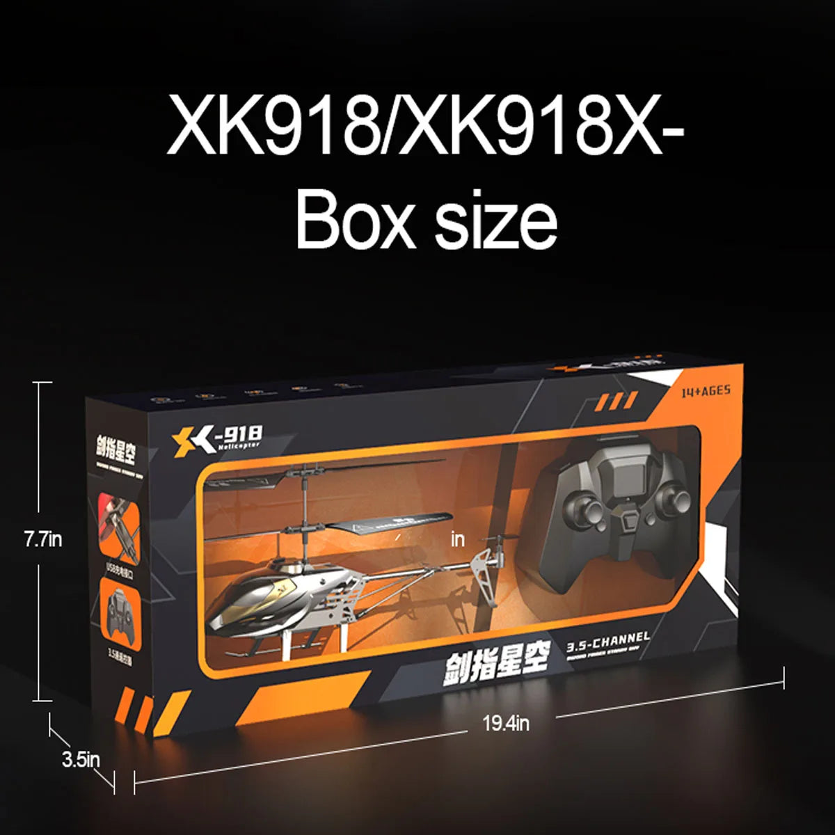 Remote Control Helicopter 3.5 Tong &ndash; Long Range Flight Capability