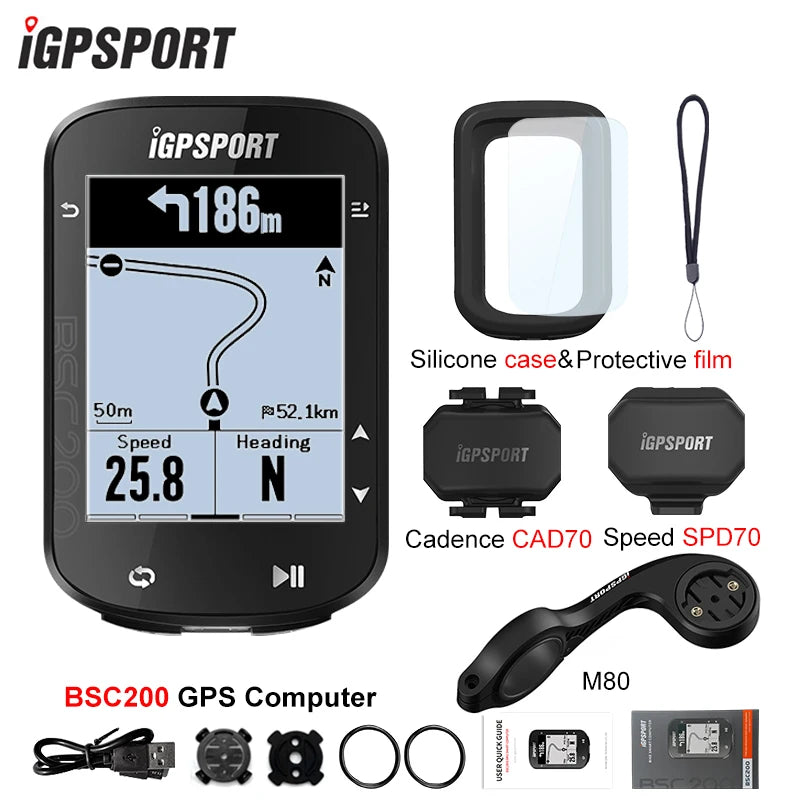 iGPSPORT BSC200 &ndash; Wireless Waterproof GPS Cycling Computer 200 CAD70 SPD70 / CHINA
