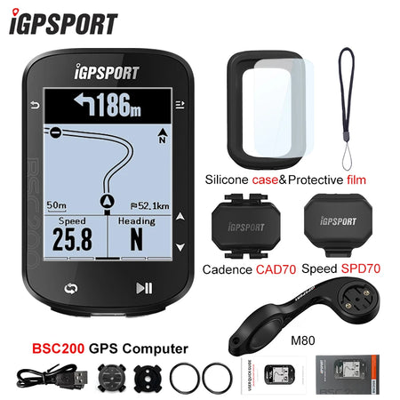 iGPSPORT BSC200 &ndash; Wireless Waterproof GPS Cycling Computer 200 CAD70 SPD70 / CHINA