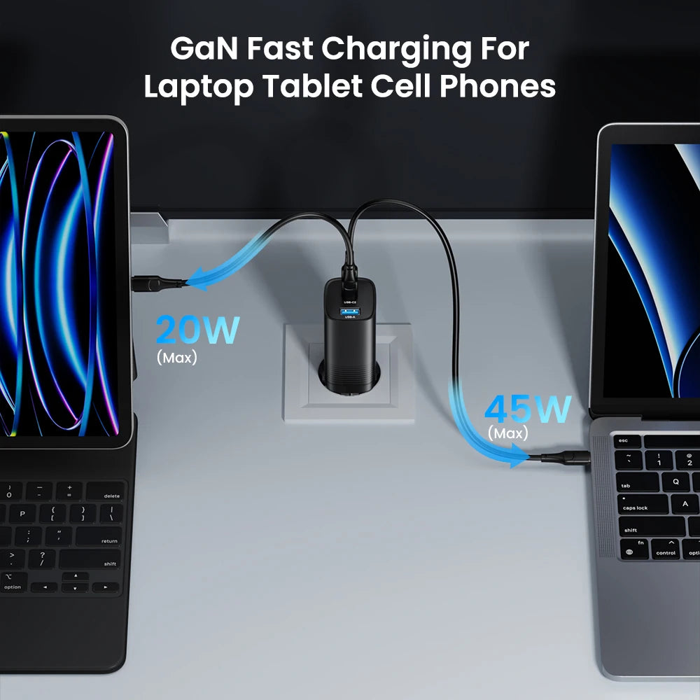 ASOMETECH 65W GaN USB C Charger &ndash; Ultra-Fast Quick Charge for All Devices