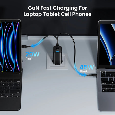 ASOMETECH 65W GaN USB C Charger &ndash; Ultra-Fast Quick Charge for All Devices