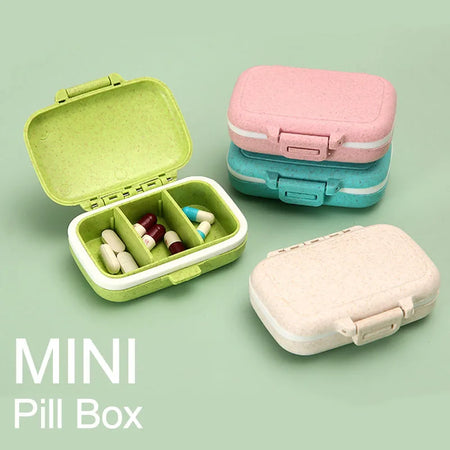 Mini Portable Pill Box Holder &ndash; Lightweight Design