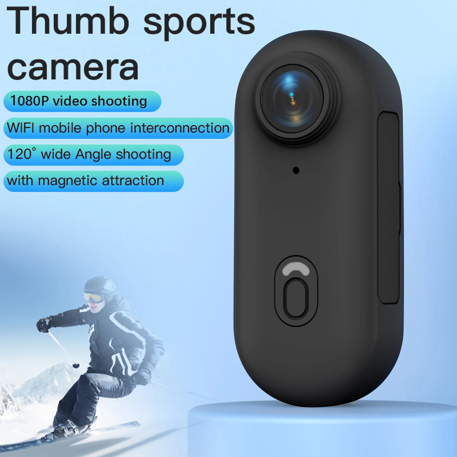 1080P Tiny Action Camera &ndash; 120 Degree Wide Angle Lens