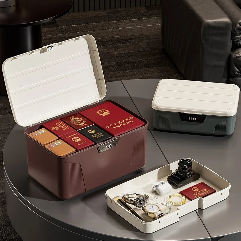 Four Digit Password Lock Safe Box &ndash; Travel Organizer