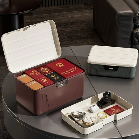 Four Digit Password Lock Safe Box &ndash; Travel Organizer