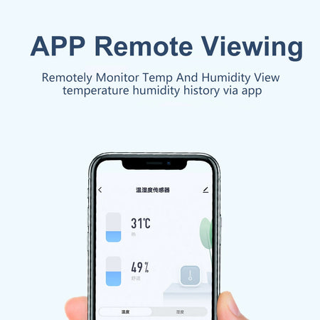 WKD-TH015 Zigbee Temperature Humidity Sensor &ndash; LED Display
