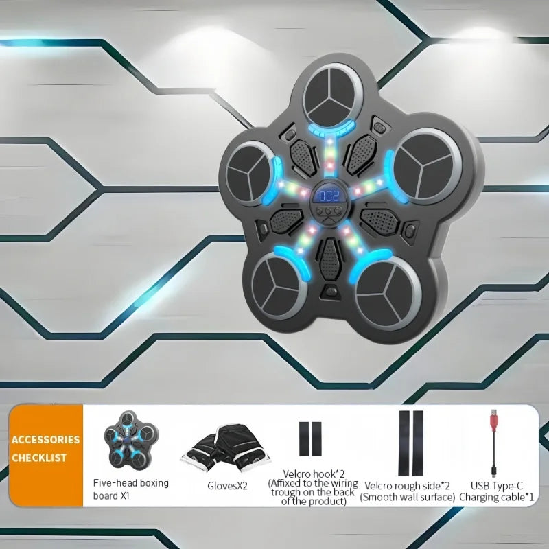 YH-6-3670 - Bluetooth Music Boxing Trainer for Home Fitness YH 3675 Counting / CHINA