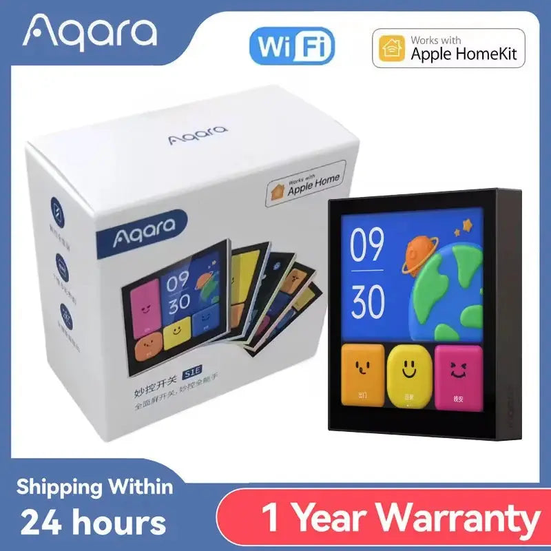 Aqara Smart Touch Switch S1E Wifi Panel With Neutral Wire And Homekit Support by InterCyprus Trading Ltd