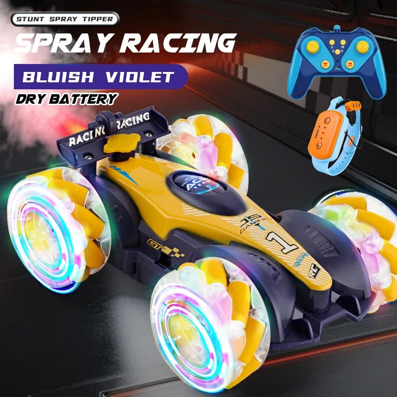 4Wd Rc Car Toy 2.4G Remote Control - Gesture Sensor Dark dual control