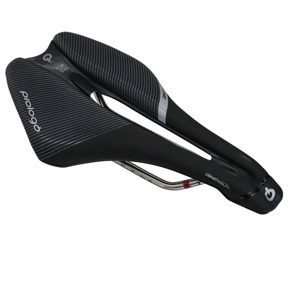 Prologo Dimension 143 STN Road Bike Saddle With Triox Rail For Lightweight Comfort
